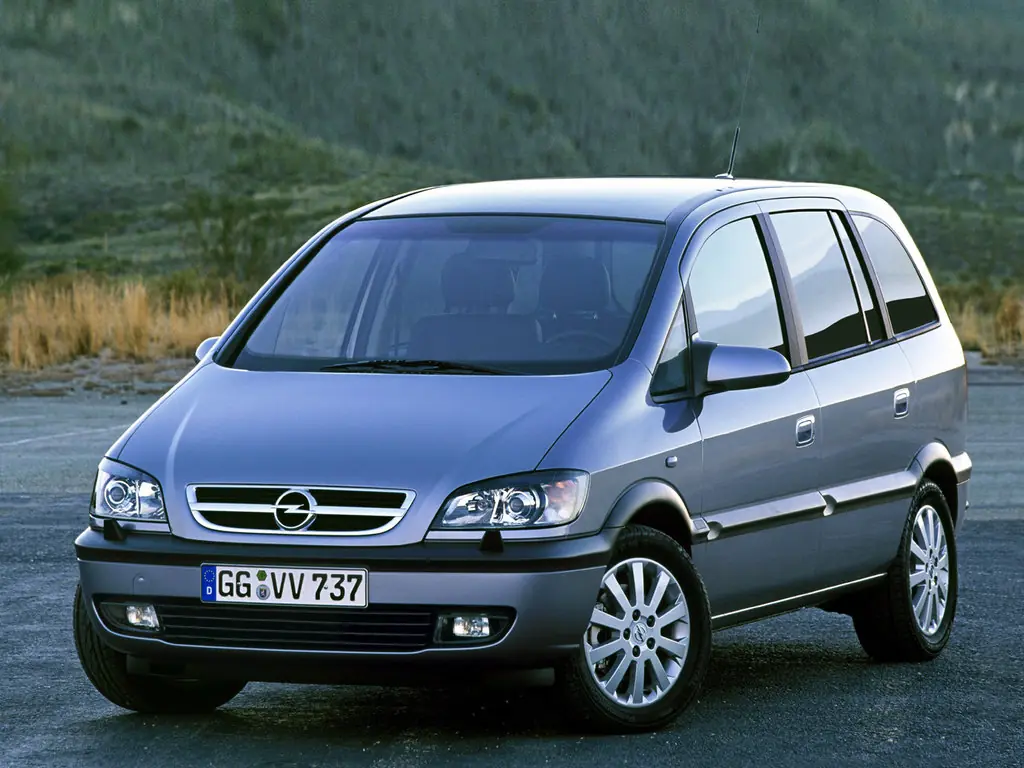 Opel Zafira (F75) 1 поколение, рестайлинг, минивэн (02.2003 - 01.2006)
